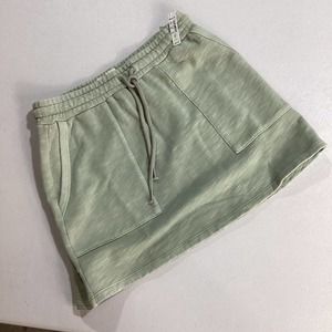 Madewell Sage Green Mini Skirt